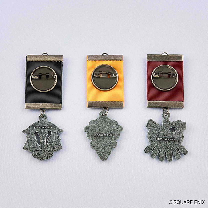 FINAL FANTASY XIV Grand Companies of Eorzea Medal Brooch Set