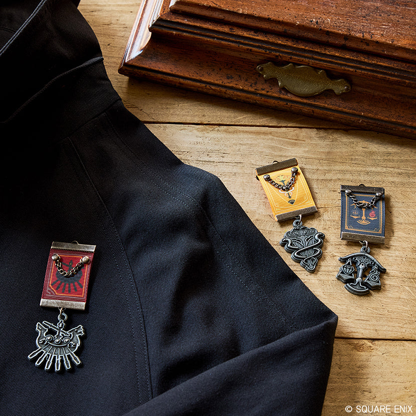 FINAL FANTASY XIV Grand Companies of Eorzea Medal Brooch Set