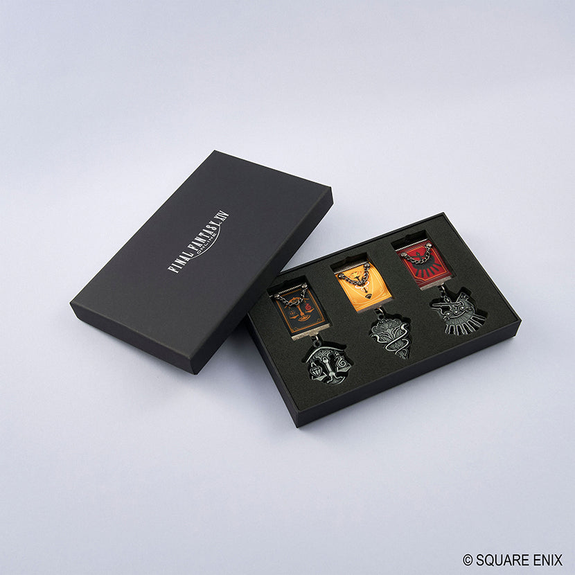 FINAL FANTASY XIV Grand Companies of Eorzea Medal Brooch Set